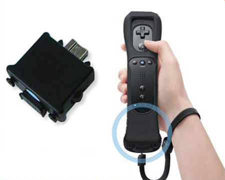 ニンテンドー（Nintendo）Wii に向けての黒い動態強化センサー
