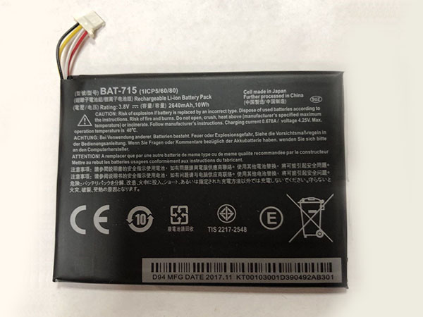 Acer BAT-715電池/バッテリー