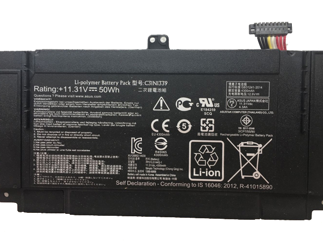 Asus C31N1339電池/バッテリー