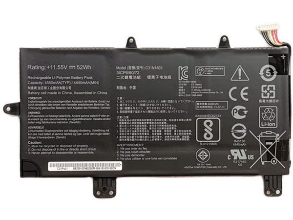 ASUS C31N1803電池/バッテリー