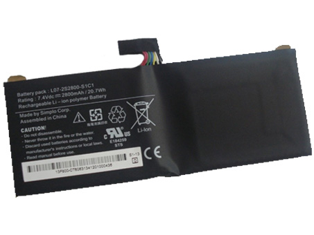 UNIWILL L07-2S2800-S1C1電池/バッテリー