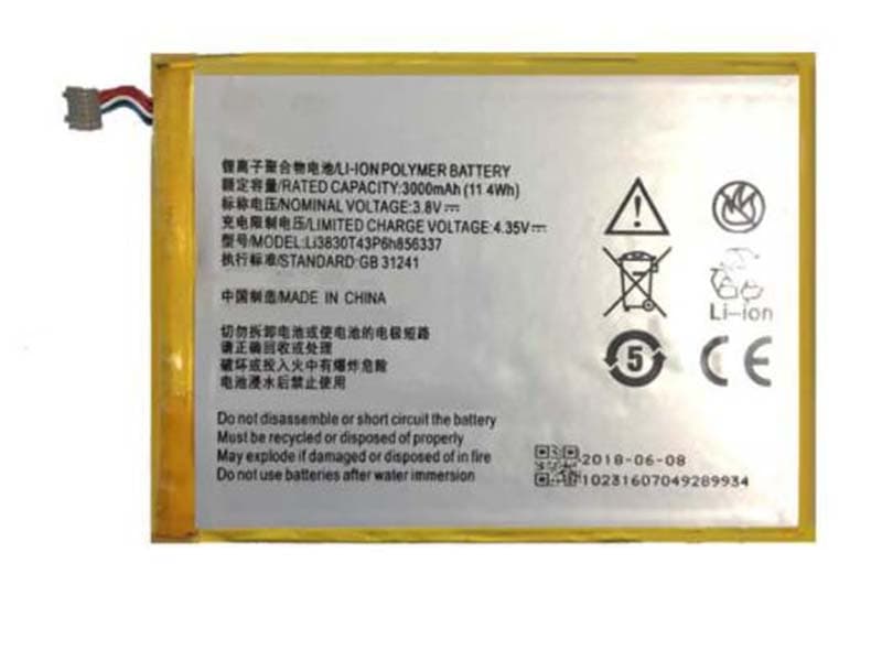 ZTE Li3830t43p6h856337電池/バッテリー