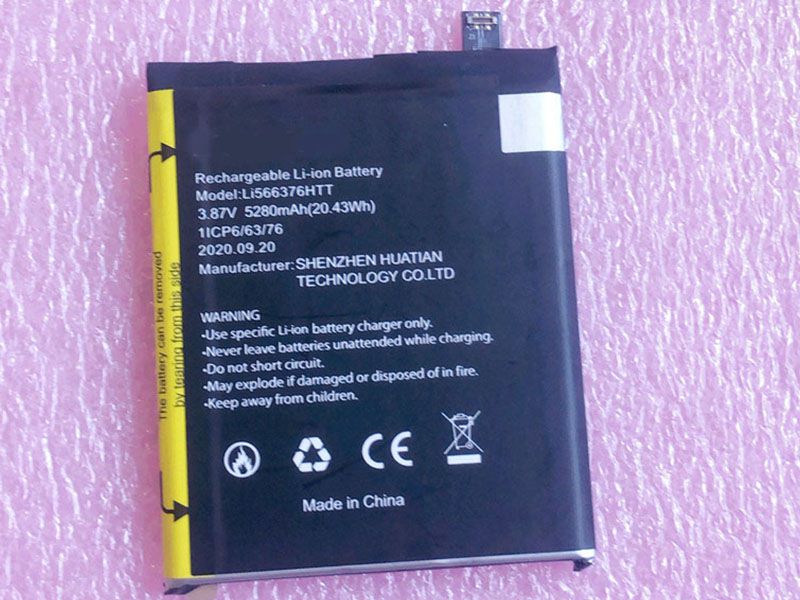 Blackview Li566376HTT電池/バッテリー