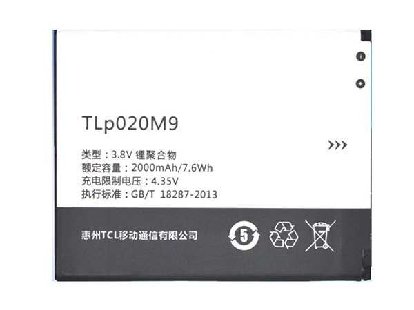 Alcatel TLP020M9電池/バッテリー