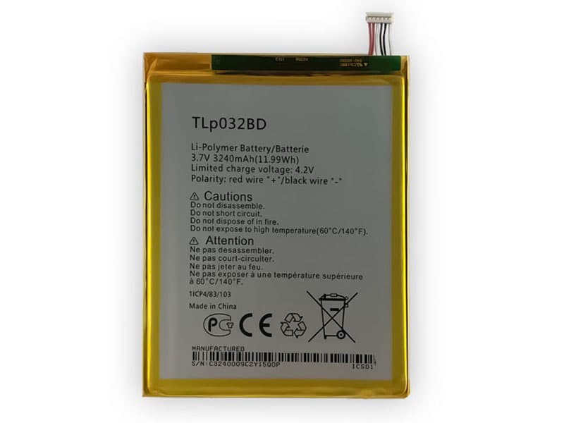 Alcatel TLP032BD電池/バッテリー