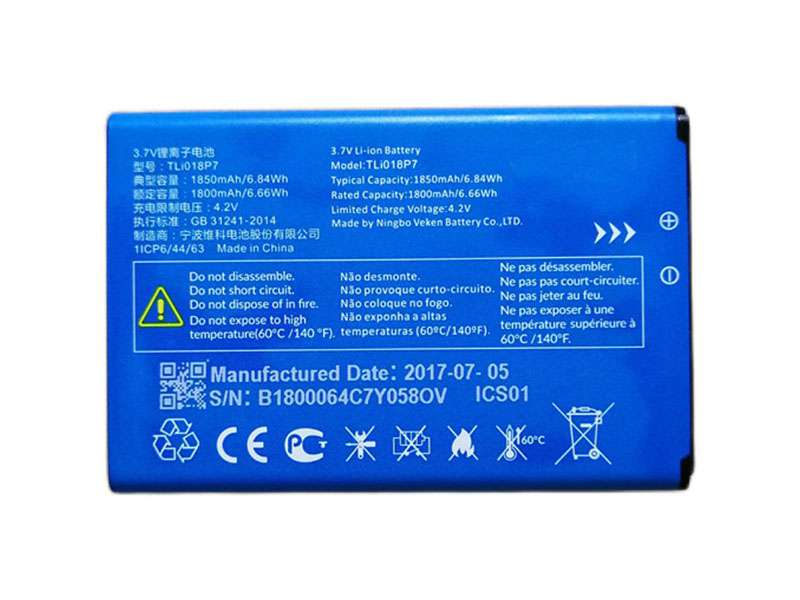 Alcatel TLi018P7電池/バッテリー