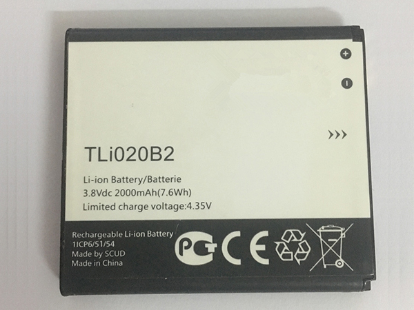Alcatel TLi020B2電池/バッテリー