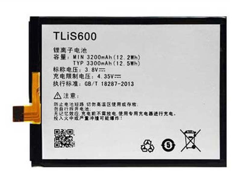 Alcatel TLis600電池/バッテリー