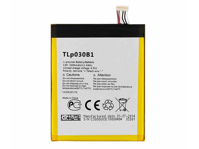 Alcatel TLp030B1電池/バッテリー