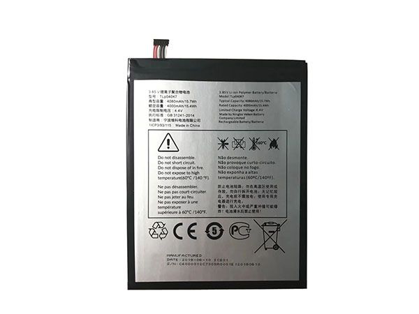 Alcatel TLp040K7電池/バッテリー