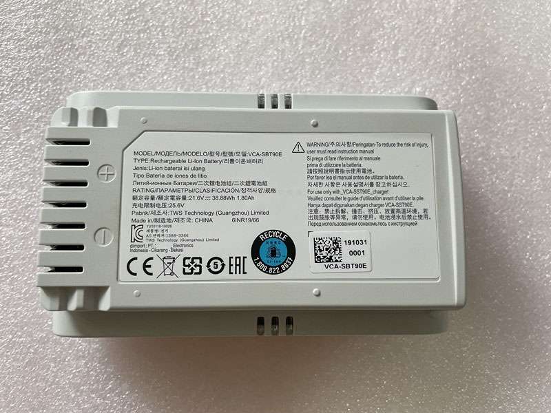 Samsung VCA-SBT90E電池/バッテリー