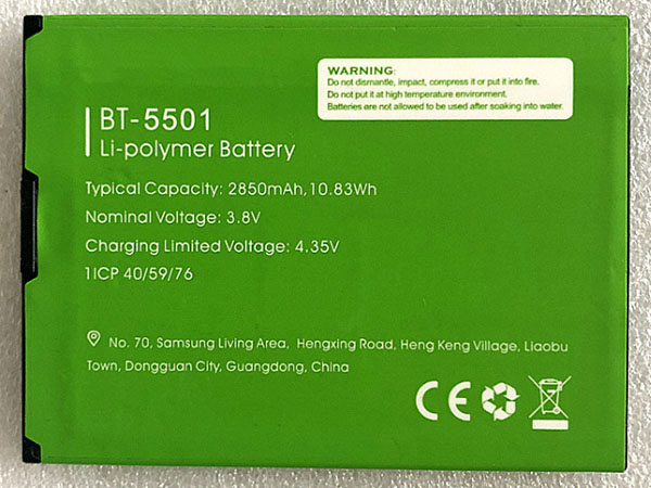 Leagoo BT-5501電池/バッテリー