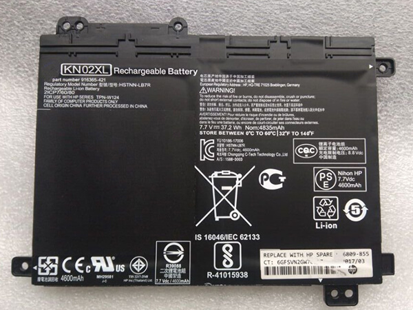 HP KN02XL電池/バッテリー