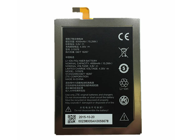 ZTE LI3820T43P6H903546-H電池/バッテリー