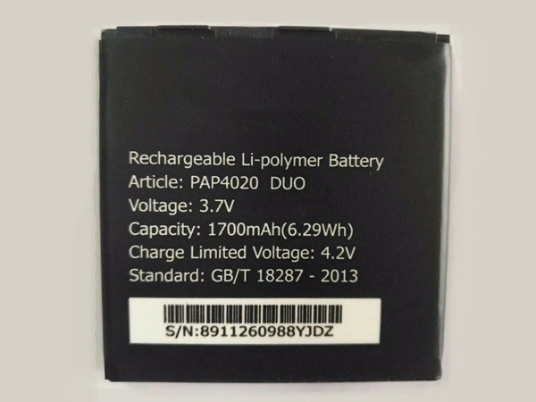 Prestigio Pap4020_Duo電池/バッテリー