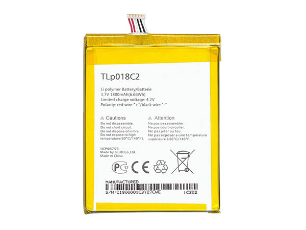 Alcatel TLP018C2電池/バッテリー